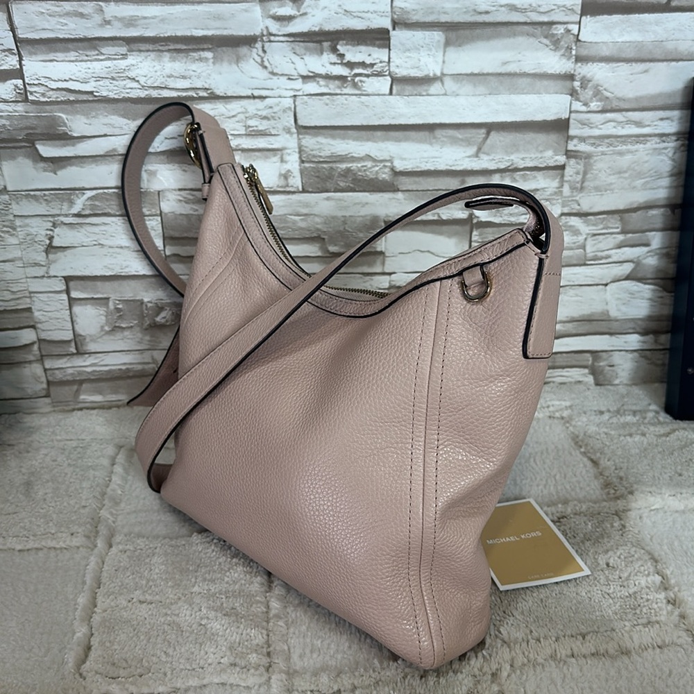 MICHAEL MICHAEL KORS Pebbled Soft Pink Shoulderbag Crossbody-Bag - Picture 3 of 16